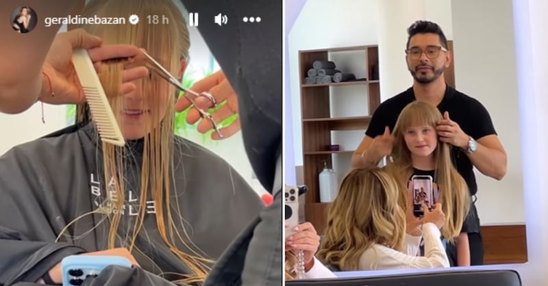 Geraldine Bazán parece hermana de sus hijas: “La menor impresiona con un cambio de look”