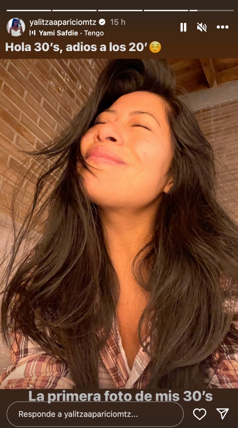 Yalitza Aparicio posa sin maquillaje en su cumpleaños 30