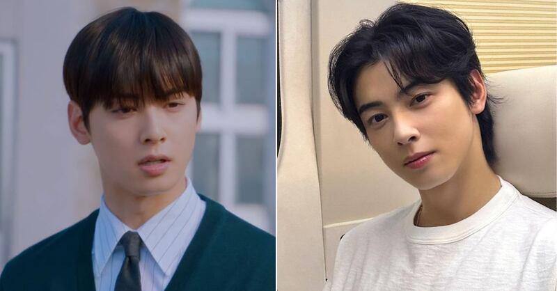 Cha Eun-woo en 'Belleza verdadera' y en la actualidad